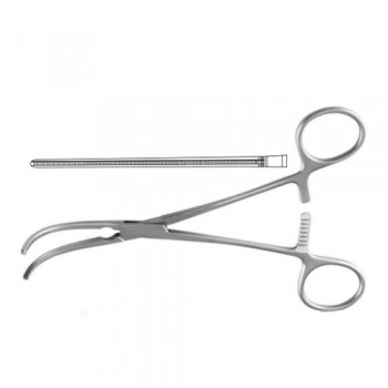 Potts Atrauma Multipurpose Vascular Clamp Straight Stainless Steel, 27 cm - 10 3/4"